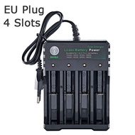 18650 Li-ion Battery Charger 4 Slots AC 110V 220V EU/US Dual For 18650 Charging 3.7V 4.2V Rechargeab