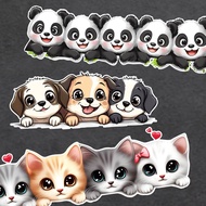 adv 160 accessories car accessories Car Sticker Cute Cartoon Puppy Cat Electric Car Unique Creative 