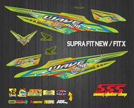 Striping Stiker Variasi Supra Fit New/Supra Fit X Wave Ungkel