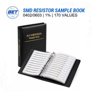 SMD Resistor Sample Book 0402 / 0603 ±1% 170 Value 8500pcs Complete Resistor Kit