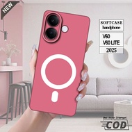 VIVO V60 5G 2025 case AND VIVO V60 LITE 2025 case _Black Rubber Casing Silicone Cool FlexibleBENING