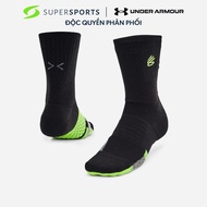 [NEW] Vớ Thể Thao Under Armour Playmaker Mid - Đen - 1376231-004