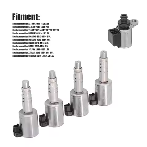 CVT Valve Solenoid Kit JF017E Replacement for TEANA 2012‑14 L4 2.0L 2.5L V6 2.5L CVT Solenoid JF016E
