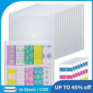 30.48X30.48cm Paper Storage, 50Pcs Clear Scrapbook Paper Storage Organizer Box For Paper Drawing, Ph