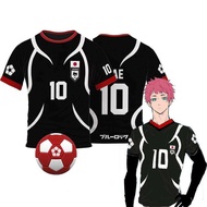2025 New Blue Lock Japan U20 Bla Cartoon Anime Cosplay Men Jersey Summer Short Sleeve Children Qui-D