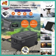 Portable Car Freezer & Fridge and Chiller Dual-Zone with Optional Large Capacity 75L/95L Cooler Ice 