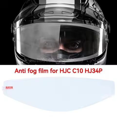 HJ 34P Anti fog film sticker For HJC C10 c10 HJ-34P Motorcycle Helmet Visor Lens Shield Motorcycle A