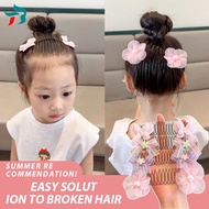 【B.two.】 Children Hair Comb Cute Hair Accessories Invisible Stretchable Hair Comb B2