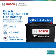 [DELIVERY ONLY] Bosch ST Hightec EFB Q85 Q85L 115D23L Car Battery for Mazda Toyota Nissan