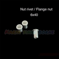 Nut rivet flange nut