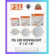 [SIRIM] FSL 4" 6" 8" ROUND LED SLIM PANEL DOWNLIGHT (FSP503)