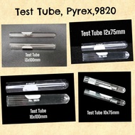 COD Pack of 5pcs Test Tube, Pyrex13x100mm, 16x100mm,10x75mm,12x75mm