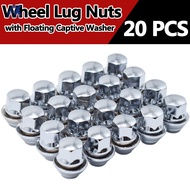 1 Piece Alloy Steel Wheel Nuts For Ford Fiesta Mondeo C-Max Focus MK1 MK2 MK3 ST RS M12x1.5 19MM Bolt Lug Stud Tyre Nut