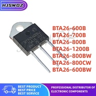 5PCS BTA26-800CW BTA26-700B BTA26-600B BTA26-800BW BTA26-600BW BTA26-800B BTA26-1200B BTA26 TO-3P Fi