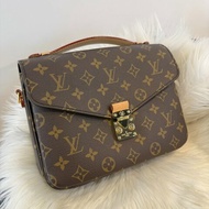 LV 經典老花郵差包 晶片