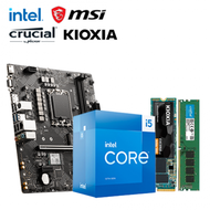 【重磅價】Intel【六核】Core i5-12400+微星 PRO H610M-G WIFI DDR4+美光 Crucial DDR4-3200 16G+鎧俠 KIOXIA Exceria G2 500GB