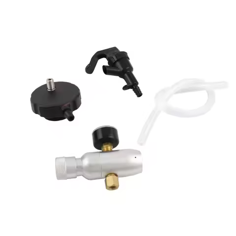 Portable Mini Keg Beer Dispenser Spear Basic Tap Kit With Picnic Faucet Co2 Regulator For 2L 3.6L 5L