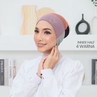 ALAYNA Inner 4 Warna | Scarf Anak Tudung Anti Migrain Ciput Rajut Bandana Inner Separuh Half Knitted