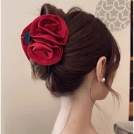 SL Fashionable red rose flower temperament hair clip HR-37