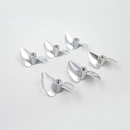 ZUQABI Rc Racing Boat 2 Blades Propeller Aluminum Alloy M4 Propeller M4 Screw D30/32/33/34/35/36/37/