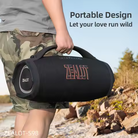 Zealot-S98 160W Portable Bluetooth Speaker High Volume Waterproof 36000mAh Wireless TWS Subwoofer Su