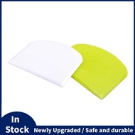 2 Pieces Dough Scraper Bowl Scraper Food-Safe Plastic Dough Cutter Flexible Plastic Scraper Practica