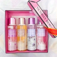 victoria secret body mist gift set 4in1 free gift paper bag and box Victoria secret