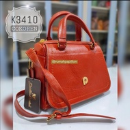 Tas Tote Bag Wanita Kulit Asli Merk Papillon Original / K3410 Cokoren