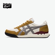 Japan Onitsuka Tiger ULTIMATE 81 EX retro leather running shoes for men women ladies sport sneakers walking jogging brown shoe