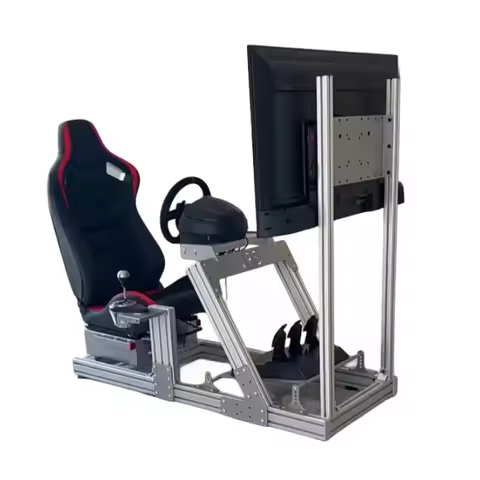New game racing cockpit emulator next level professional aluminum frame
