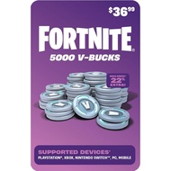 FORTNITE Digital V-Bucks 5000 - PlayStation/Xbox/Nintendo Switch/PC/Mobile [Digital Code]