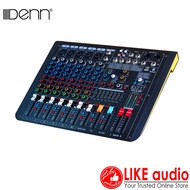 (FREE Wired Mic) DENN DFX-6ARB 8-Channel Powered Mixer