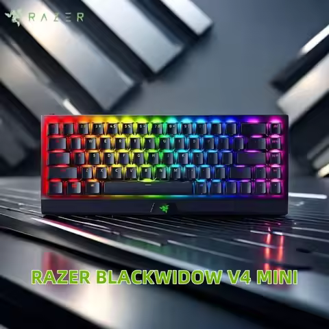 Razer BlackWidow V4 Mini Wireless Mechanical Keyboard Hot-Swappable 3-Mode Bluetooth 2.4G USB Puddin