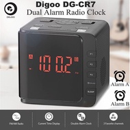 Digoo DG-CR7 LED Large Display USB Alarm Clock Radio Digital AM/FM Radio Dual Alarm With Snooze (Siz