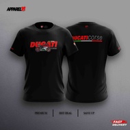 T-Shirt DUCATI VR4 Motor CUSTOM DESIGN (XS-5XL)Black