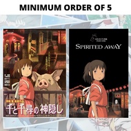 Anime Posters / Spirited Away Studio Ghibli Poster Collection / A4 Anime Posters &amp; Sticker Posters