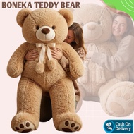 CUTE BEAR CHARACTER TEDDY BEAR DOLL SOFT JUMBO PALM SCARF 1.2 METERS TEDDY BEAR BESAR