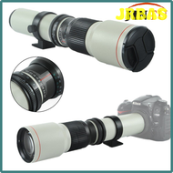 JRBAS JINTU White Super 500Mm F/8.0 F8เลนส์กล้องโทรศัพท์ + T-Mount สำหรับ NIKON D3200 D3300 D3400 D5