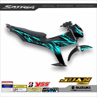 STRIPING STICKER SATRIA FU FI / STRIPING MOTOR SATRIA FU INJEKSI KEREN