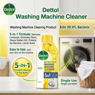 Dettol Washing Machine Cleaner eliminates germs in the washing machine drum. 250 ml.