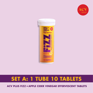NEW! ACV Plus FIZZ [Set A] : เม็ดฟู่แอปเปิ้ลไซเดอร์วินีการ์ + วิตามินรวม เจ้าแรกในไทย Apple Cider Vinegar Effervescent Tablets