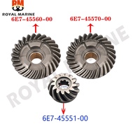 6E7-45560 6E7-45570 6E7-45551 Pinion Reverse Forward Gear Gear Kit For Yamaha Gear Set 2T Outboard M