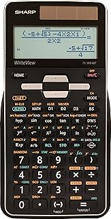Sharp EL-W516TBSL 16-Digit Advanced Scientific Calculator with WriteView 4 Line Display, Battery and
