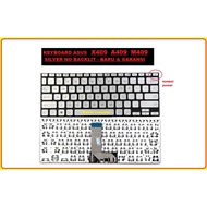 HITAM Kibot Keypad Keyboard Laptop Notebook Asus VivoBook 14 S14 X409MA X409L X409D X409DA X409DAP X409U X409UA X409UJ M409 M409BA M409D M409DA BLACK BLACK SILVER Gray New Warranty