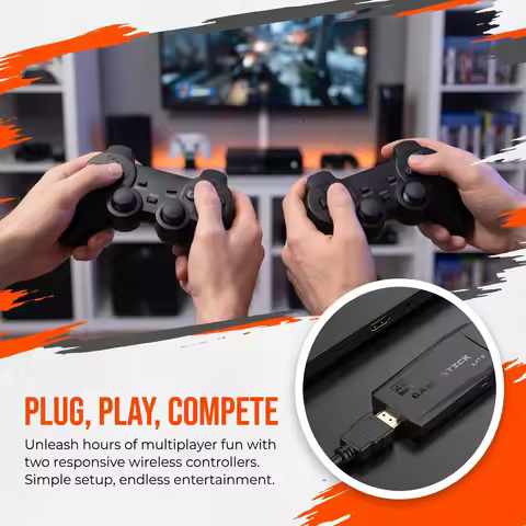Wireless game controller retro game console game controller, portable game controller, multiple game
