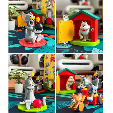 52toys Tom And Jerry Hapless Tom Series Blind Box - Movable Mechanism Handmade Play Ornaments Trendy