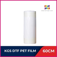 KGS Premium DTF TRANSFER PET FILM for DTF Printing | size 30/60/ 33cm x100m | Roll