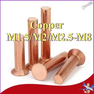 Copper countersunk head rivets GB869 percussion type flat head flat cone head solid rivets Copper d 