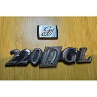 Emblem G/220D GL trunk lid, nissan cedric C330. Original japan