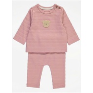 George UK long-sleeved baby girl clothes set size 2-3y